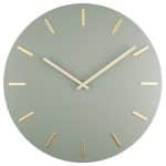 Karlsson Wall Clock Charm Jungle Green Gold D.45 cm