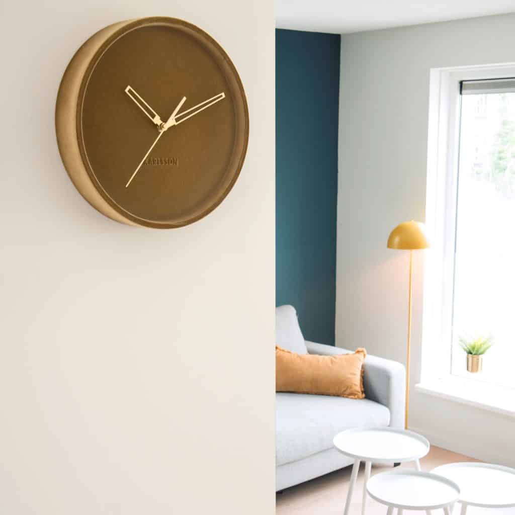 Karlsson Wall Clock Lush Velvet D.30 cm Karlsson Clock
