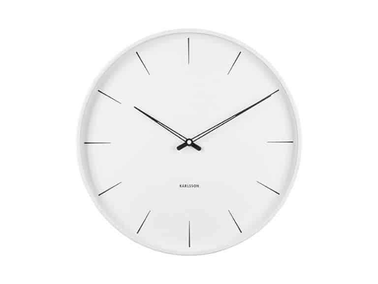 Karlsson Wall Clock Lure White D.40 cm Karlsson Clock