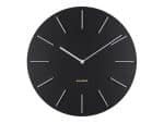 Karlsson Wall Clock Discreet Black D.40cm