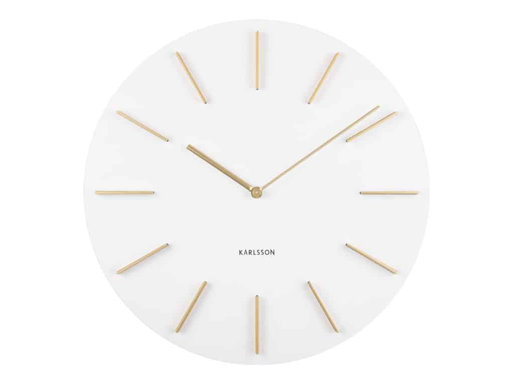 Karlsson Wall Clock Discreet White D.40cm Karlsson Clock