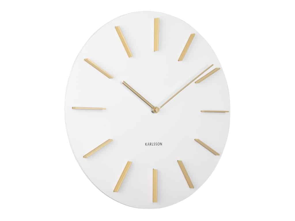 Karlsson Wall Clock Discreet White D.40cm Karlsson Clock