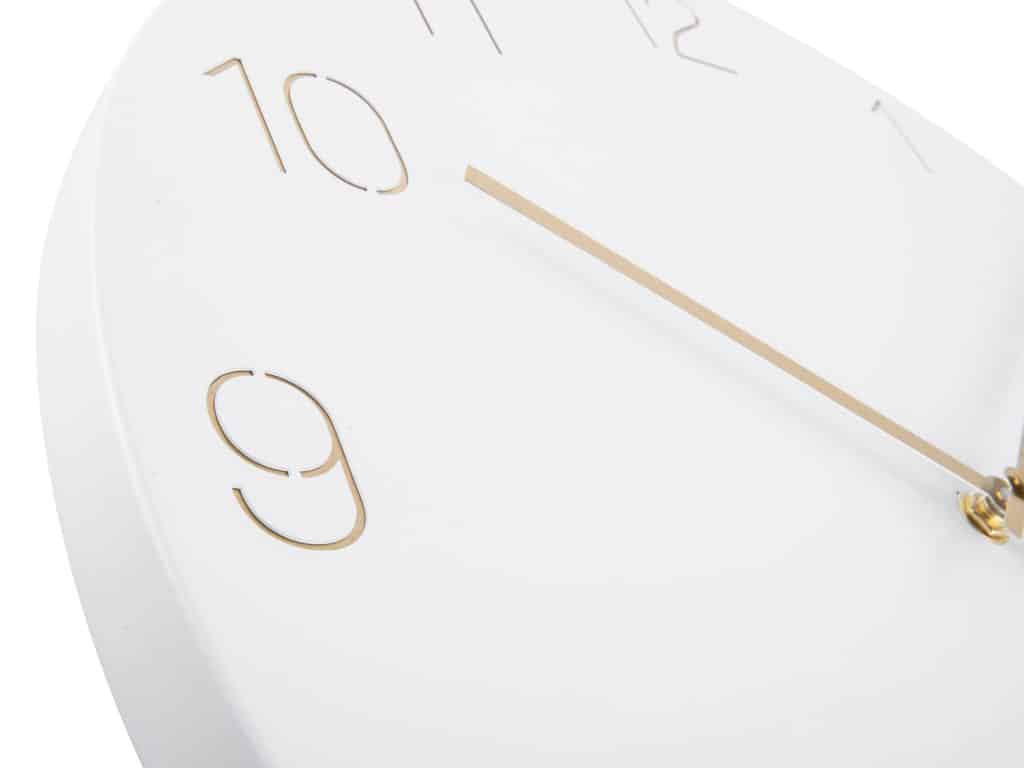 Karlsson Wall Clock Charm Engraved Numbers White D.40 cm Karlsson Clock