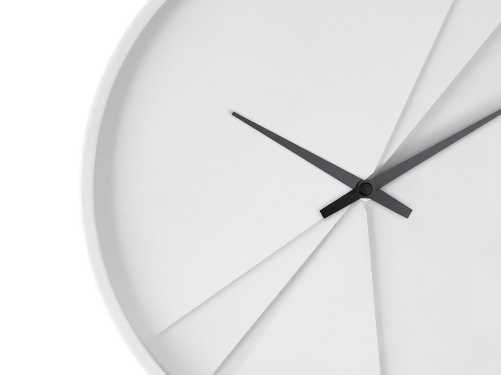 Karlsson Wall clock Warm Layered Lines White D.30cm Karlsson Clock