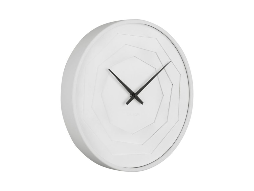 Karlsson Wall Clock Layered Origami White D.30cm Karlsson Clock