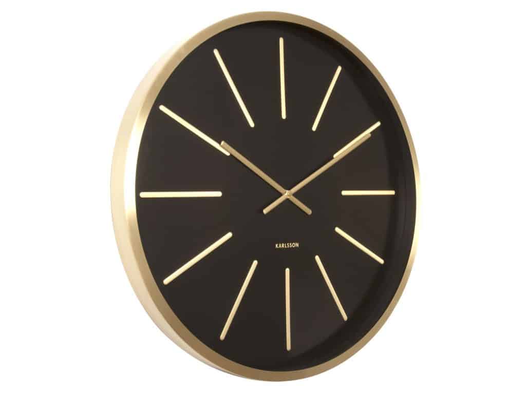 Karlsson Wall Clock Maxiemus Black D.60 cm Karlsson Clock