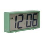 Karlsson Alarm Clock Coy Rubberized Green 18,5 X 8,5 X 4Cm