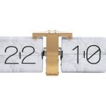 Karlsson Flip clock No Case Marble White 36 x 14 x 8.5 cm