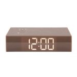 Karlsson Alarm Clock LED Book ABS Warm Grey 20 x 5 x 14cm